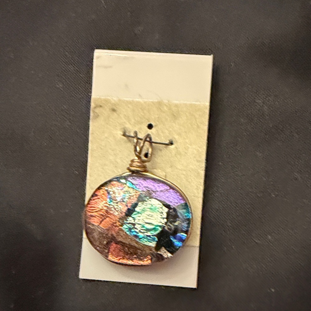 Multicolor Pendant for a Necklace